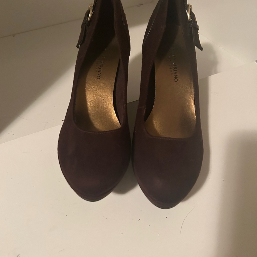 Christian Siriano Brown Heels Women Size 8